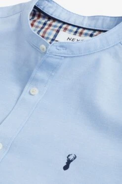 Next Stretch Oxford Long Sleeve Shirt With Grandad Collar 12 Next Stretch Oxford Long Sleeve Shirt With Grandad Collar -Cheap Drape Nova Store C79864s5