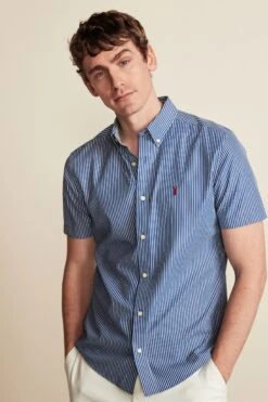 Next Stripe Short Sleeve Shirt 14 Next Stripe Short Sleeve Shirt -Cheap Drape Nova Store D07 912s4