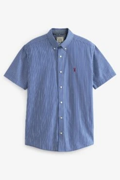 Next Stripe Short Sleeve Shirt 17 Next Stripe Short Sleeve Shirt -Cheap Drape Nova Store D07 912s7