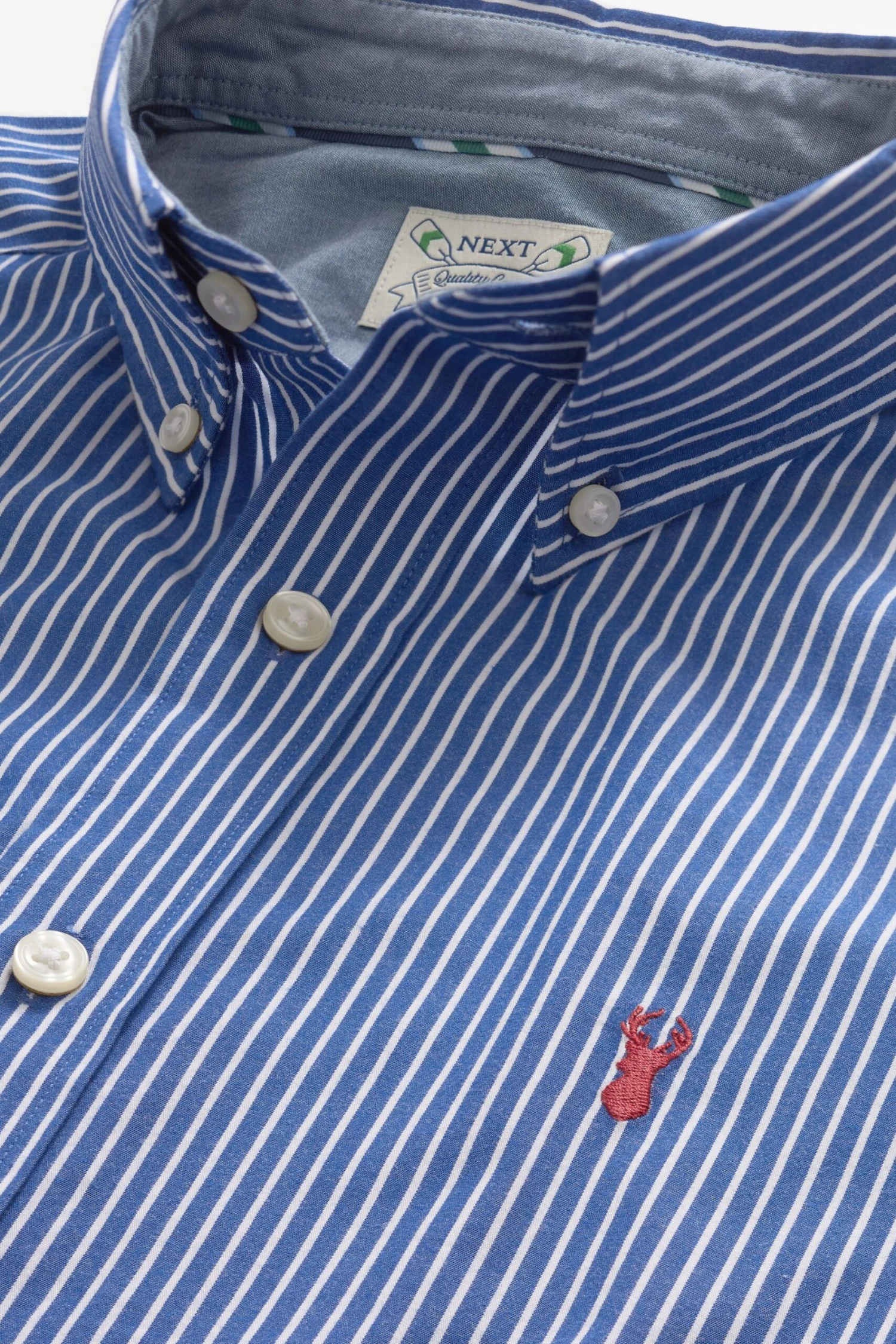 Next Stripe Short Sleeve Shirt 10 Next Stripe Short Sleeve Shirt - Image 8