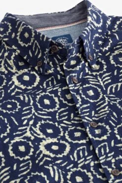 Next Geo Printed Short Sleeve Shirt -Cheap Drape Nova Store D08 086s6