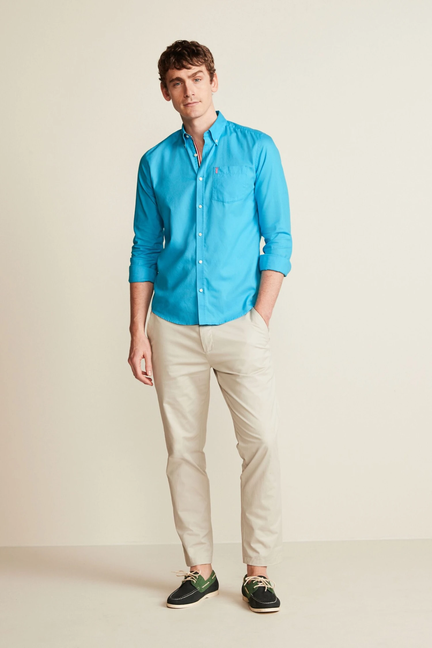 Next Soft Touch Twill Roll Sleeve Shirt 4 Next Soft Touch Twill Roll Sleeve Shirt - Image 2