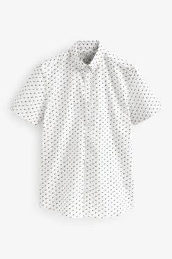 Next Stretch Oxford Printed Short Sleeve Shirt 11 Next Stretch Oxford Printed Short Sleeve Shirt -Cheap Drape Nova Store D08038s4