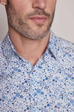 Next Printed Trimmed Shirt -Cheap Drape Nova Store D09 804s4