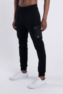 Luke 1977 Affiliate Jet Black Joggers -Cheap Drape Nova Store D32834s3