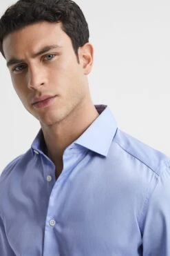 Reiss Remote Cotton Satin Slim Fit Shirt -Cheap Drape Nova Store D40 026s4
