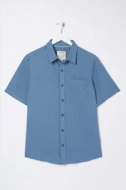 FatFace Blue Bugle Shirt -Cheap Drape Nova Store D60 970s5