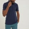 FatFace Blue Piqué Polo Shirt -Cheap Drape Nova Store D61 014s