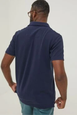 FatFace Blue Piqué Polo Shirt -Cheap Drape Nova Store D61 014s2