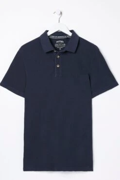 FatFace Blue Piqué Polo Shirt -Cheap Drape Nova Store D61 014s4