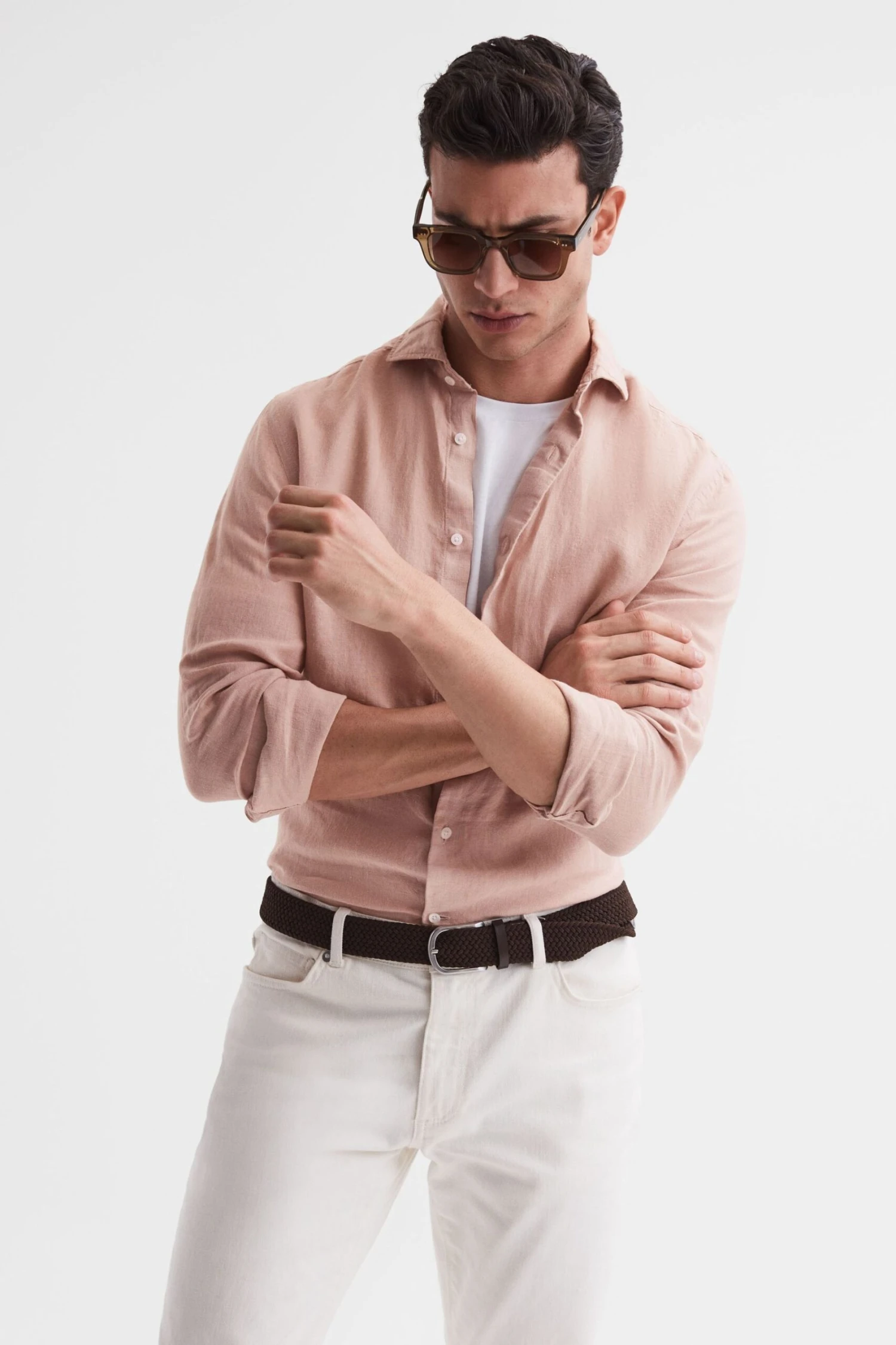 Reiss Ruban Linen Long Sleeve Shirt 5 Reiss Ruban Linen Long Sleeve Shirt - Image 3