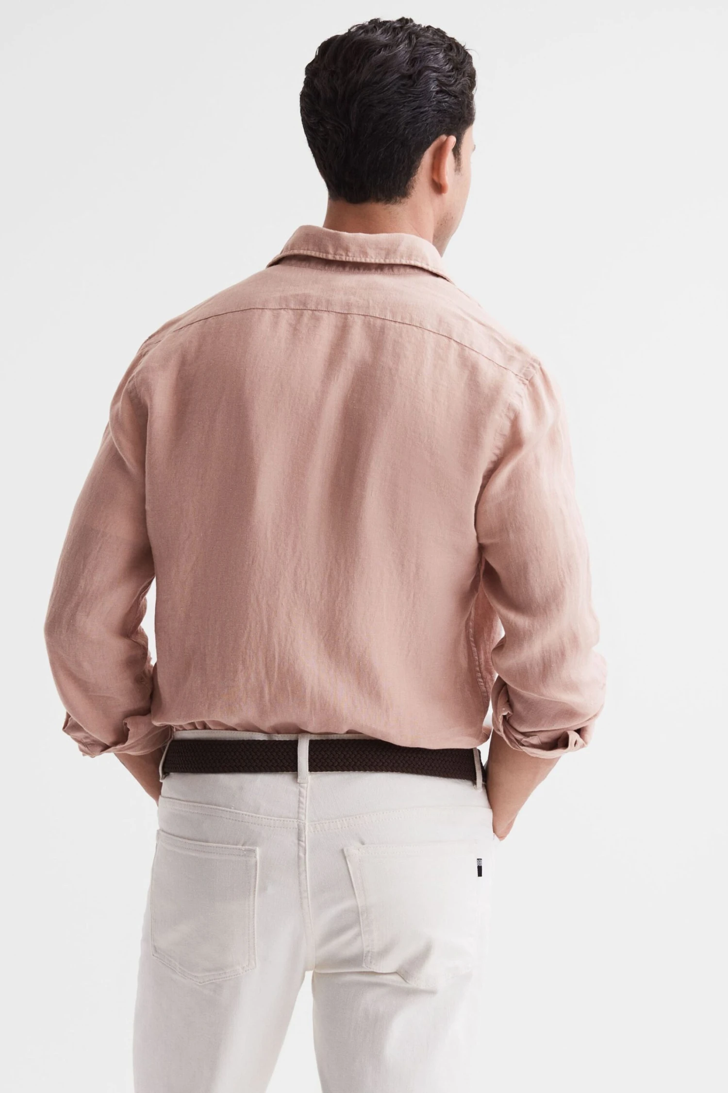 Reiss Ruban Linen Long Sleeve Shirt 7 Reiss Ruban Linen Long Sleeve Shirt - Image 5