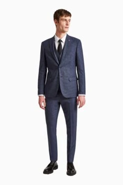 Ted Baker Tailoring Navy Blue Scratch Slim Jacket -Cheap Drape Nova Store D69 783s3