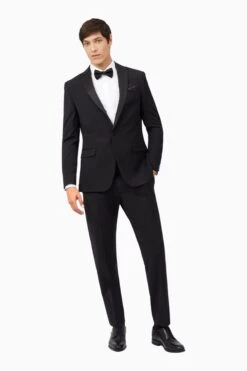 Ted Baker Tailoring Ultimate Black Slim Tux Jacket -Cheap Drape Nova Store D69 798s3