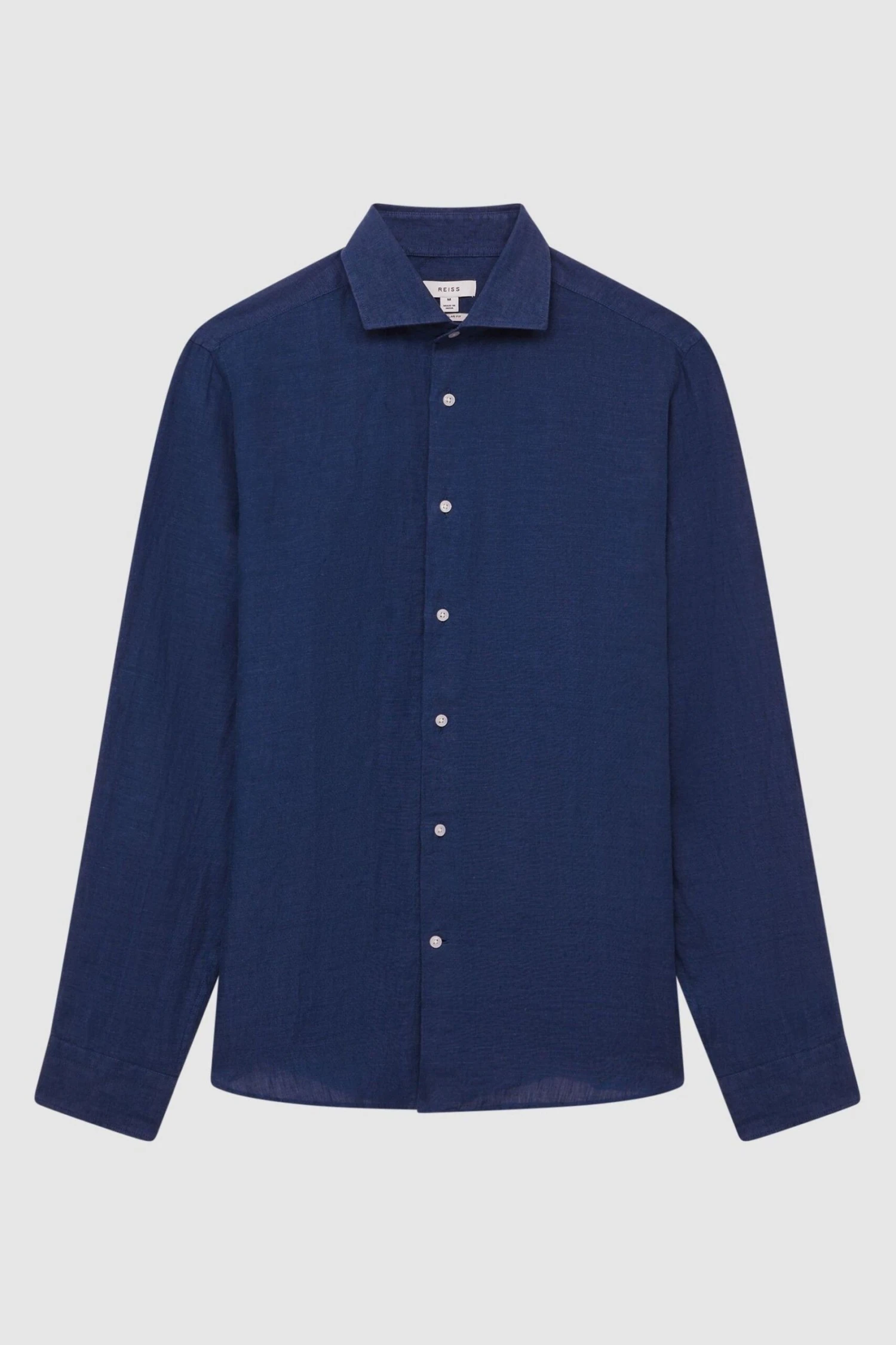 Reiss Ruban Linen Regular Fit Shirt 4 Reiss Ruban Linen Regular Fit Shirt - Image 2