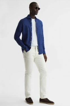 Reiss Ruban Linen Regular Fit Shirt 11 Reiss Ruban Linen Regular Fit Shirt -Cheap Drape Nova Store D72415s3