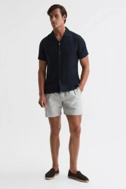 Reiss Vitus Slim Fit Cuban Collar Ribbed Polo 9 Reiss Vitus Slim Fit Cuban Collar Ribbed Polo -Cheap Drape Nova Store D78 225s3