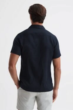 Reiss Vitus Slim Fit Cuban Collar Ribbed Polo 10 Reiss Vitus Slim Fit Cuban Collar Ribbed Polo -Cheap Drape Nova Store D78 225s4