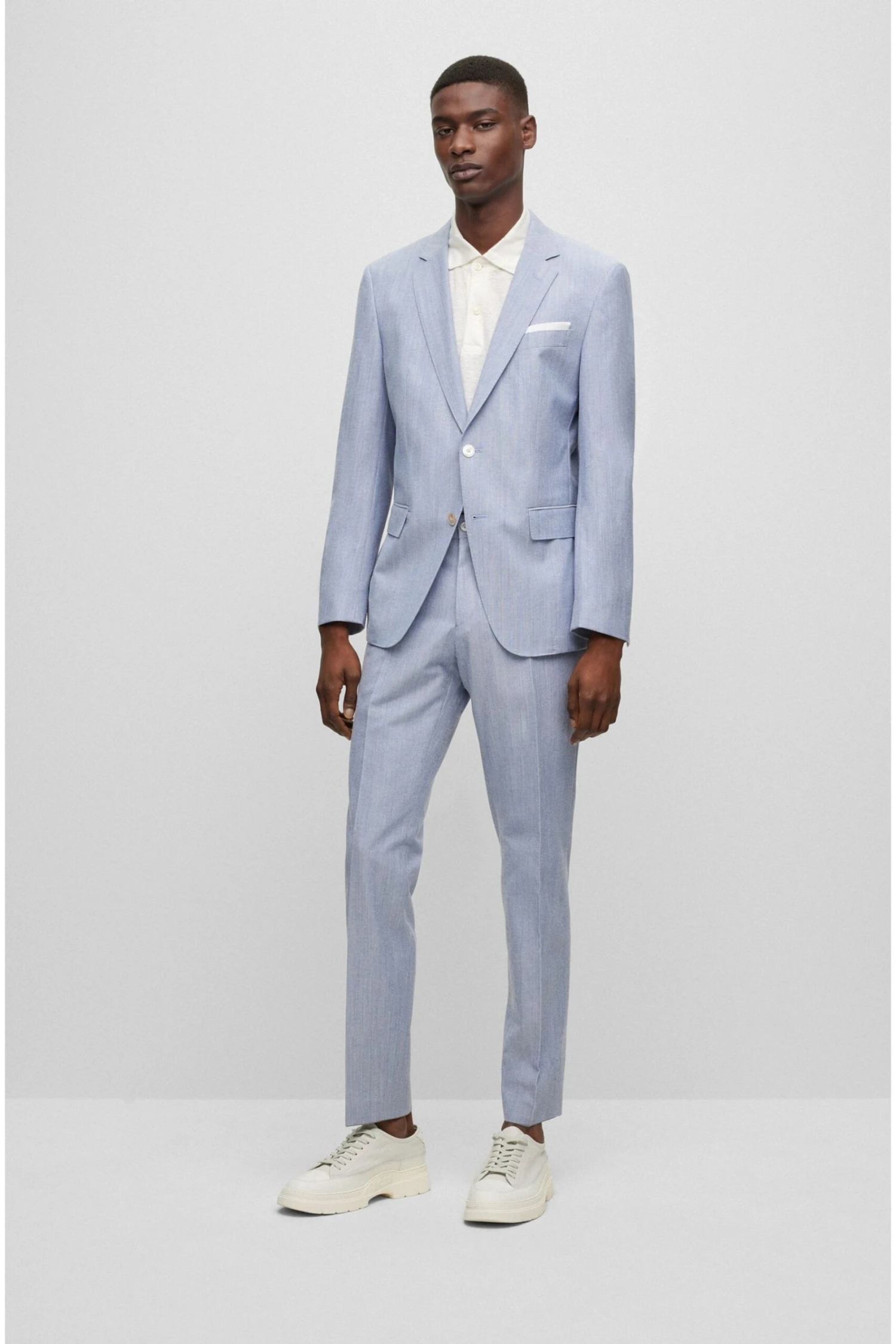 BOSS H-Hutson Slim Fit Suit Jacket 6 BOSS H-Hutson Slim Fit Suit Jacket - Image 4