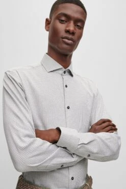 BOSS H-JOE Regular Fit Dress Shirt -Cheap Drape Nova Store D81439s3