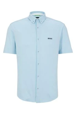 BOSS Short Sleeve Embroidered Logo Shirt -Cheap Drape Nova Store D81451s6