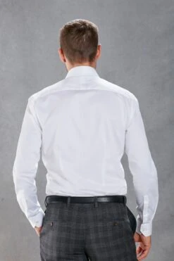 Next White Signature Sateen Shirt -Cheap Drape Nova Store D82 083s3