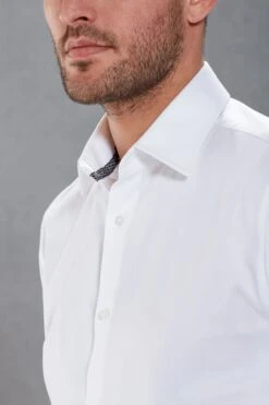 Next White Signature Sateen Shirt -Cheap Drape Nova Store D82 083s5