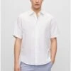BOSS Rash 2 Short Sleeved Oxford Logo Shirt 2 BOSS Rash 2 Short Sleeved Oxford Logo Shirt -Cheap Drape Nova Store D82586s
