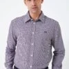 Crew Clothing Company Purple Gingham Cotton Classic Shirt 2 Crew Clothing Company Purple Gingham Cotton Classic Shirt -Cheap Drape Nova Store D89447s