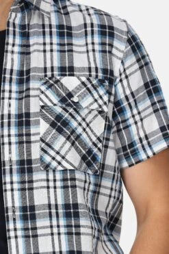 Regatta Blue Deavin Short Sleeve Shirt -Cheap Drape Nova Store D98593s4