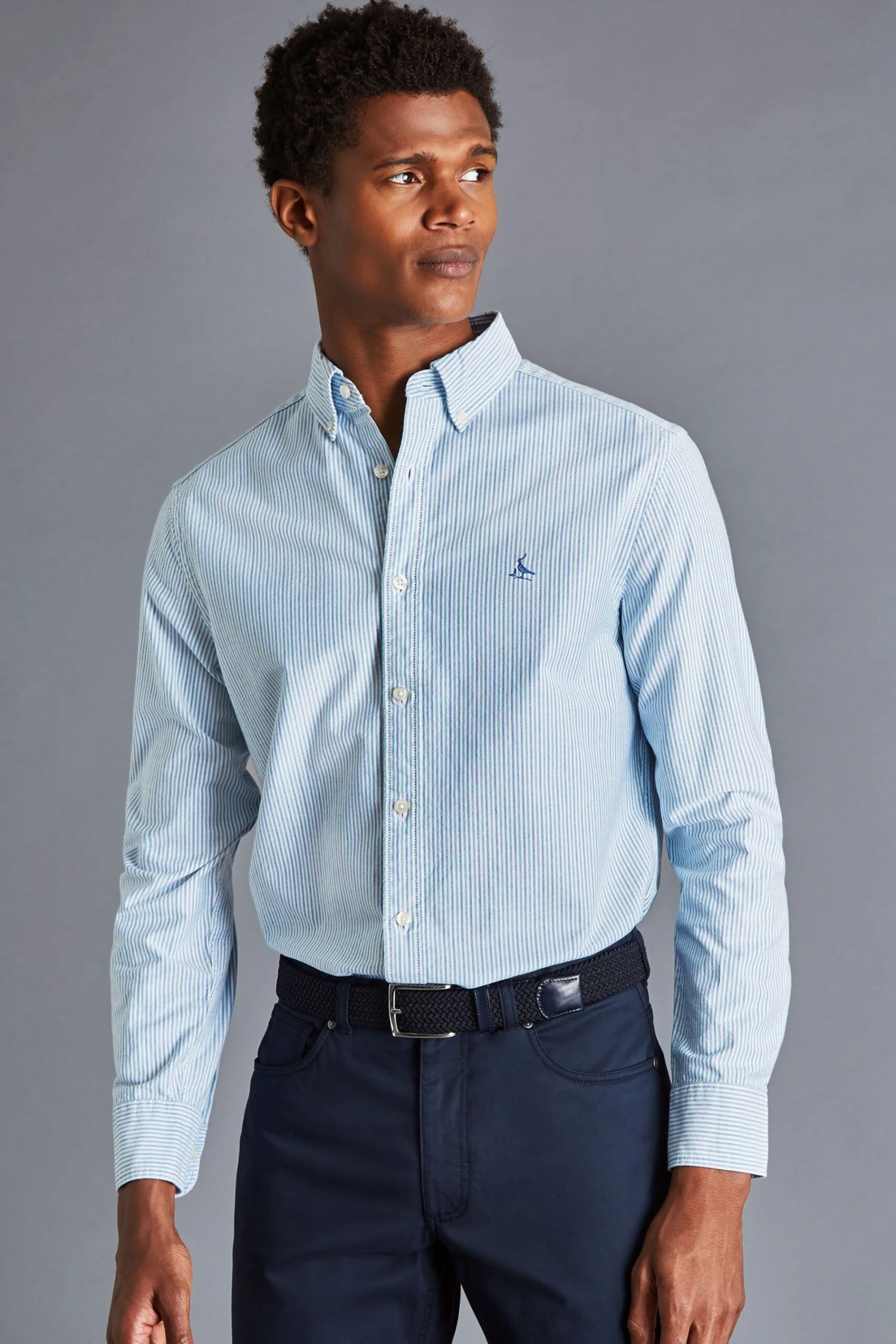 Charles Tyrwhitt Slim Fit Button-Down Washed Oxford Shirt 4 Charles Tyrwhitt Slim Fit Button-Down Washed Oxford Shirt - Image 2