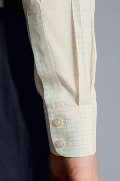 Charles Tyrwhitt Non-Iron Twill Double Check Slim Fit Shirt 11 Charles Tyrwhitt Non-Iron Twill Double Check Slim Fit Shirt -Cheap Drape Nova Store K50541s5