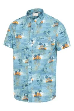Mountain Warehouse Hawaiian Short Sleeve Mens Shirt -Cheap Drape Nova Store K61561s4