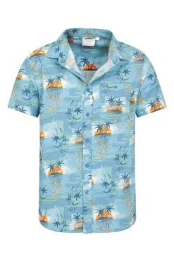 Mountain Warehouse Hawaiian Short Sleeve Mens Shirt -Cheap Drape Nova Store K61561s5