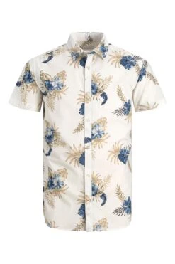 JACK & JONES Printed Revere Resort Shirt