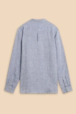 White Stuff Blue Pembroke Linen Shirt -Cheap Drape Nova Store M88143s6