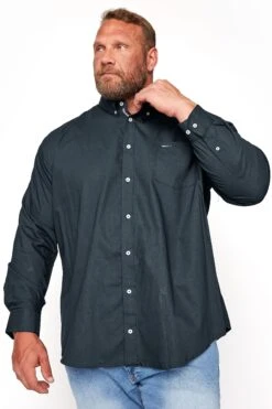 BadRhino Big & Tall Essential Long Sleeve Oxford Shirt