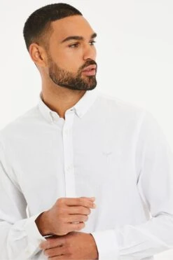 Threadbare Linen Blend Short Sleeve Shirt 9 Threadbare Linen Blend Short Sleeve Shirt -Cheap Drape Nova Store Q14831s4