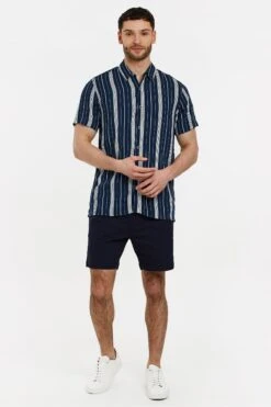 Threadbare Vertical Striped Short Sleeve Shirt -Cheap Drape Nova Store Q14837s3
