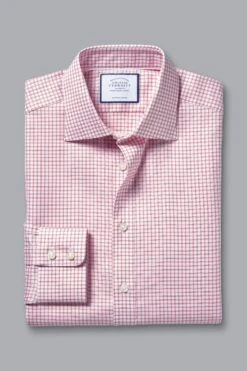 Charles Tyrwhitt Egyptian Cotton Twill Fine Check Slim Fit Shirt -Cheap Drape Nova Store Q37114s4
