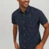 JACK & JONES Textured Short Sleeve Shirt -Cheap Drape Nova Store Q38468s