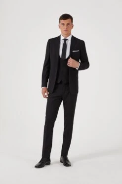 Skopes Milan Black Slim Fit Suit: Jacket 9 Skopes Milan Black Slim Fit Suit: Jacket -Cheap Drape Nova Store T51 936s3