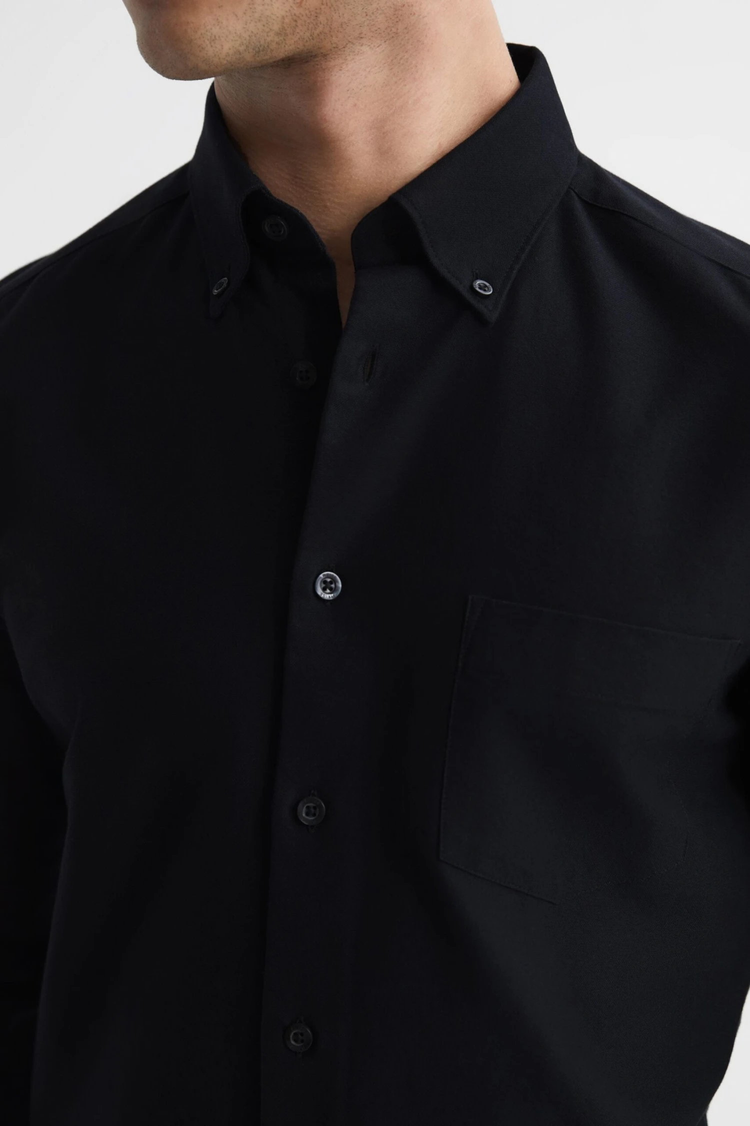 Reiss Greenwich Soft Wash Button Down Oxford Shirt 6 Reiss Greenwich Soft Wash Button Down Oxford Shirt - Image 4