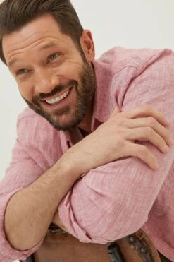 FatFace Pink Plain Linen Shirt 11 FatFace Pink Plain Linen Shirt -Cheap Drape Nova Store T54370s4