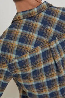 FatFace Blue Kilcoy Check Shirt -Cheap Drape Nova Store T54627s3