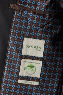 Skopes Romulus Recycled Tailored Fit Suit Black Jacket -Cheap Drape Nova Store T61454s4
