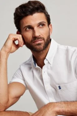 Joules Cream Short Sleeve Classic Oxford Shirt 13 Joules Cream Short Sleeve Classic Oxford Shirt -Cheap Drape Nova Store T61684s5