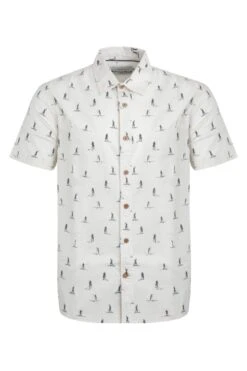 Weird Fish Monto Organic Short Sleeve Printed Shirt -Cheap Drape Nova Store T79 142s4