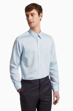Ted Baker Tailoring Isla Blue Core Ice Slim Shirt
