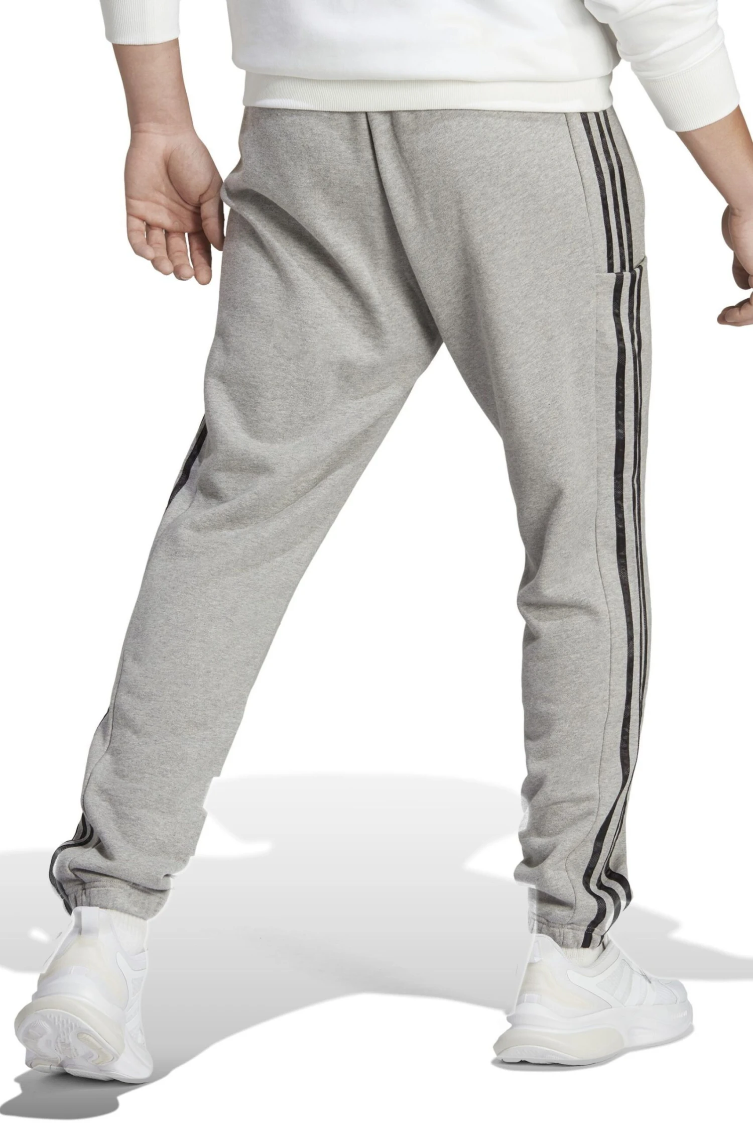 Adidas Sportswear Essentials French Terry Tapered Elastic Cuff 3-stripes Joggers 4 Adidas Sportswear Essentials French Terry Tapered Elastic Cuff 3-stripes Joggers - Image 2
